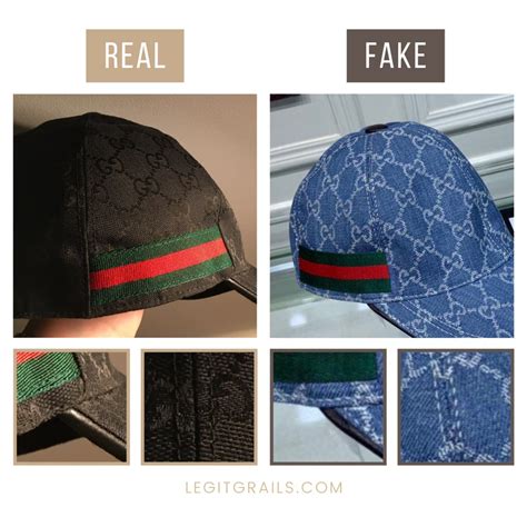 gucci tiger cap real vs fake